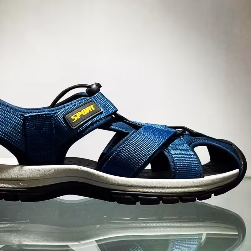 صندل جلوبسته ویتنامی درجه یک بسیار باکیفیت وراحت زیره لاستیک کف اسفج ابری بسیار راحت مخصوص پیاده روی وکمردرد 