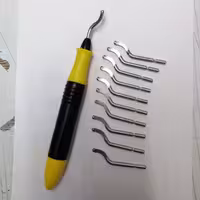 ست دسته و تیغ پیلیسه گیر دستی پلاستیکی 