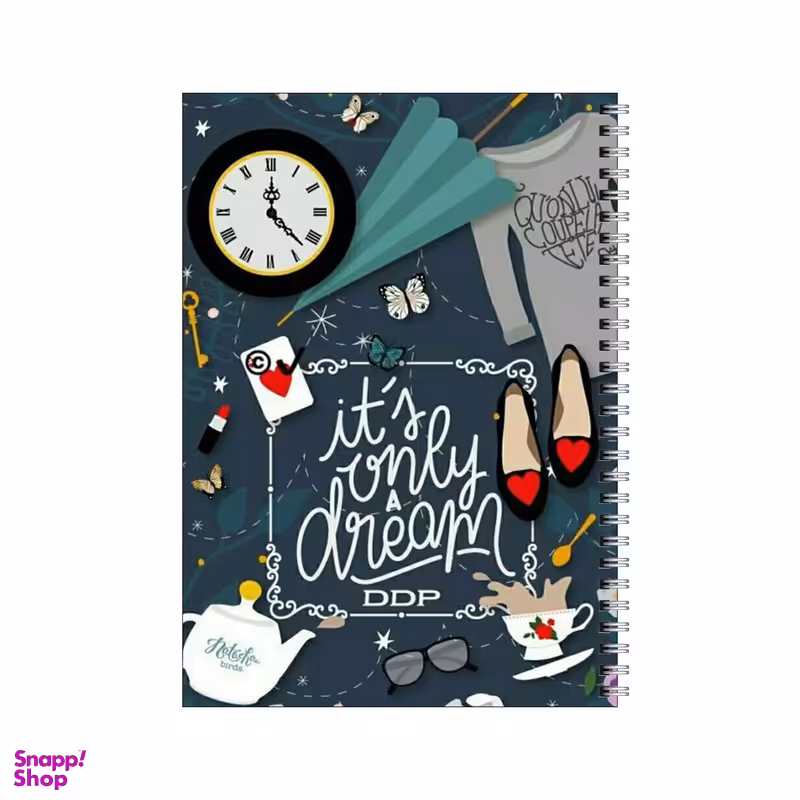 دفتر مشق 50 برگ بامبیلیپ طرح پترن پالیس در سرزمین عجایب کد 4019799