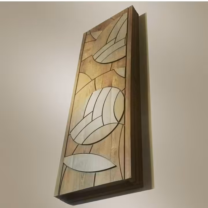  دیوارکوب دکوراتیو طرح پشت شیشه