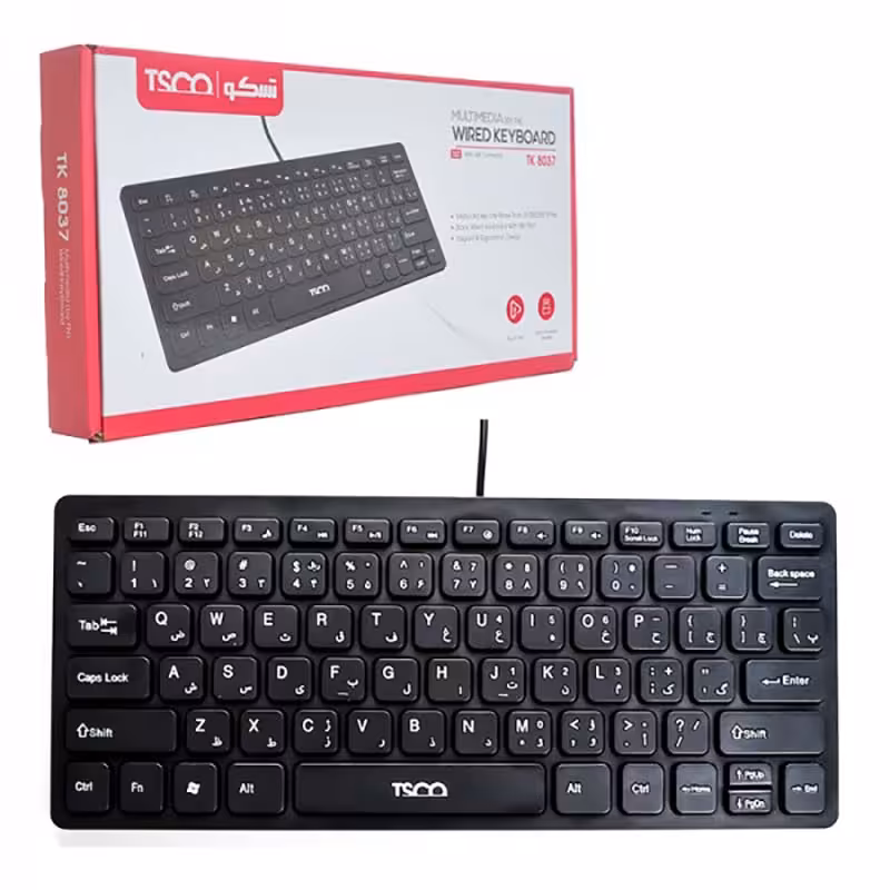 کیبورد سیمی مینی تسکو TSCO TK 8037