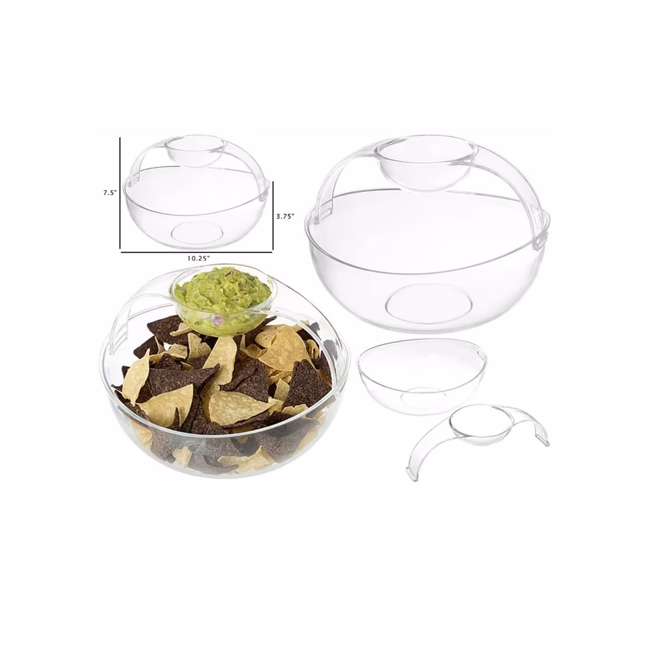کاسه سالاد و دسر مدل CHIP &amp; DIP BOWL
