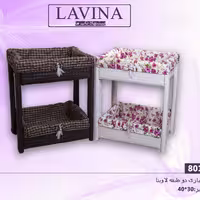 جاپیازی 2طبقه چرم در دو طرح قهوه ای و سفید در پلاسکو هستی