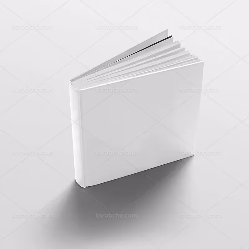 فایل موکاپ جلد کتاب لایه باز PSD | گرافیک با طعم تربچه