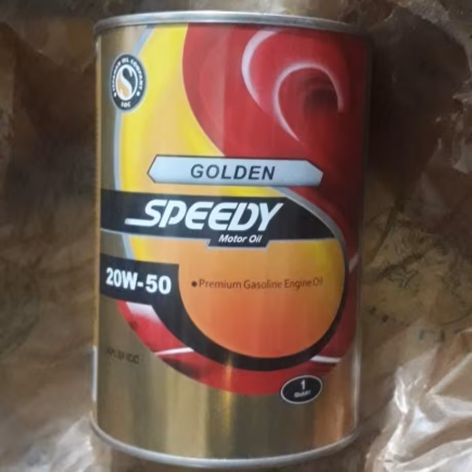 روغن موتور اسپیدی طلایی(گلدن) یک لیتری 20w50 