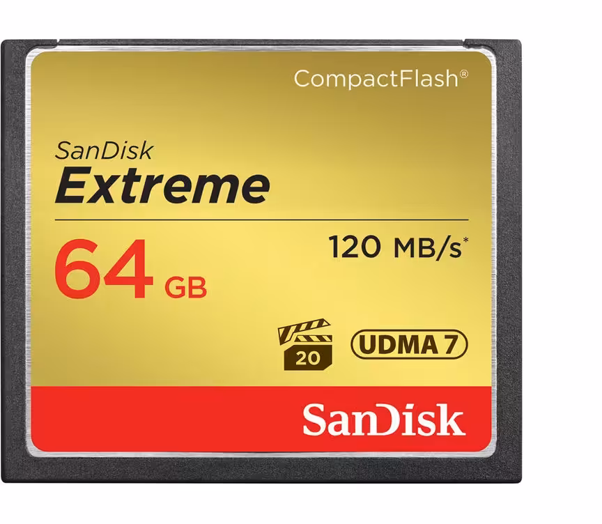 کارت حافظه Sandisk CF 64 GB 120 MB/S 800X