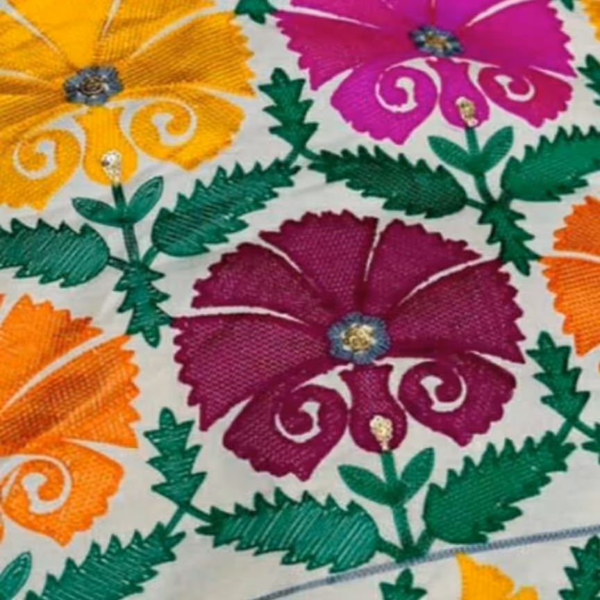 پارچه لنین سوزندوزی عرضکار110