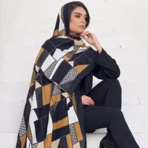شال پاییزه حصیری منگوله دار کیفیت عالی قیمت مناسب ابعاد 75×200