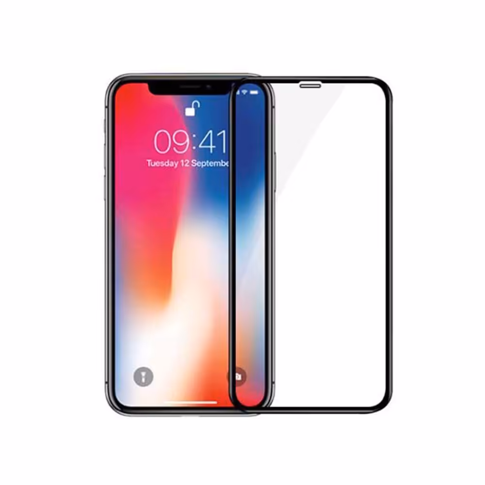 محافظ صفحه شیشه ای بوف 5D گوشی آیفون iPhone XS Max