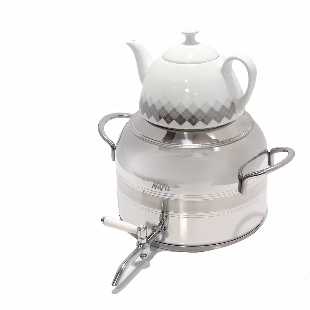 کتری قوری نفیس استیل 3014 (طرح ترک)