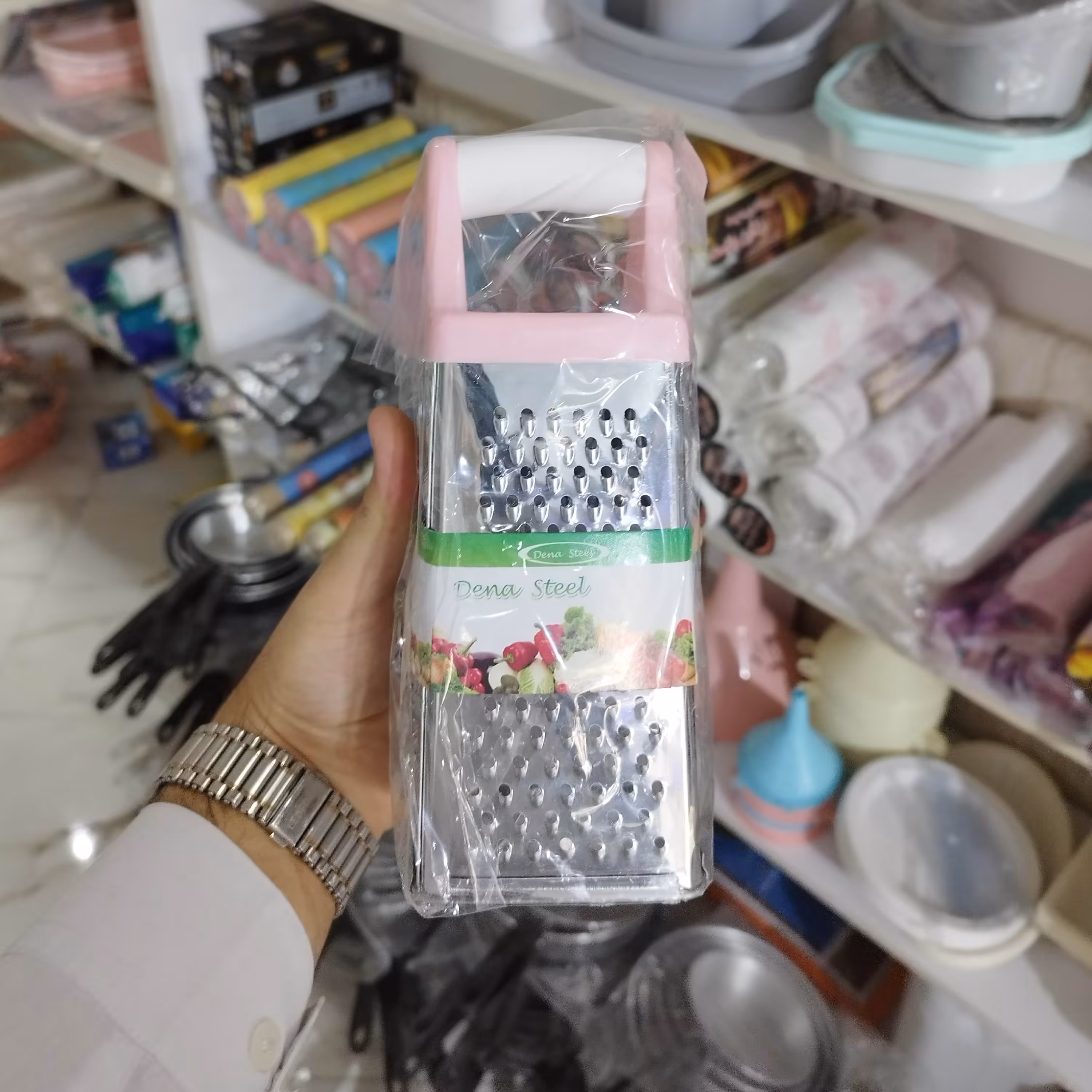 رنده استیل،چهار ضلعی،محکم و بادوام تک رنگ 