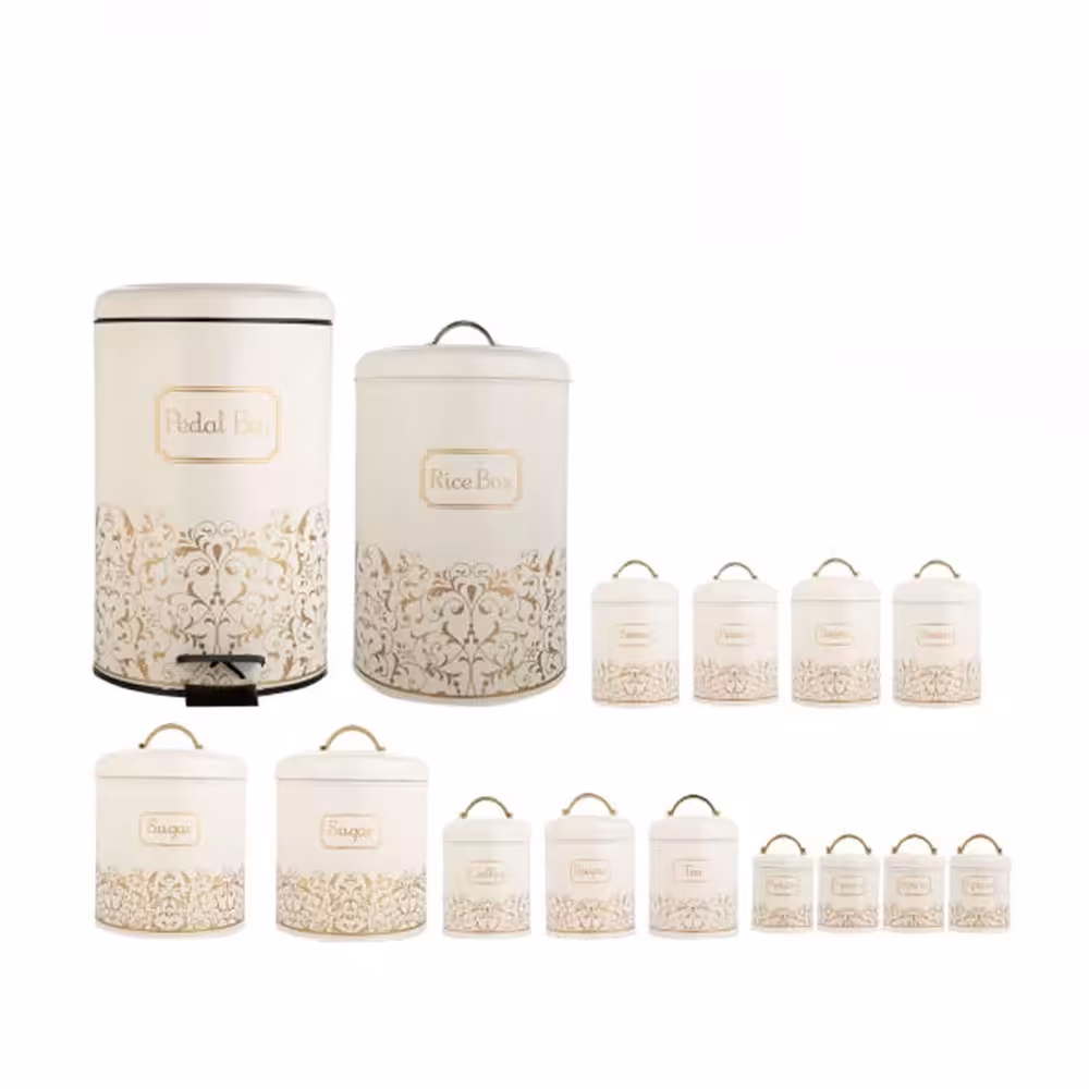 سرویس آشپزخانه 15پارچه بی.وی.کی مدل Spiral