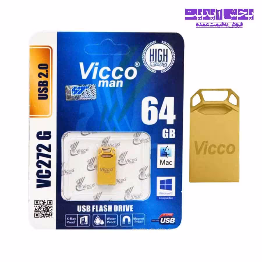فلش 64 گیگ ویکومن VC372 G USB3.1