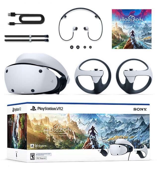 عینک واقعیت مجازی سونی مدل PlayStation VR2 به همراه وچر بازی Horizon:Call of the Mountain