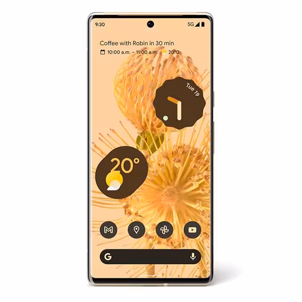گوشی گوگل پیکسل Google Pixel 6 pro حافظه 128 رم 12 نسخه گلوبال پارت US/CA/GB – نات اکتیو ( به همراه گارانتی تعویض )