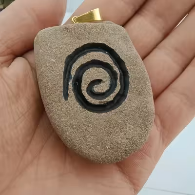 گردنبند سنگ رودخانه ای استقلال19