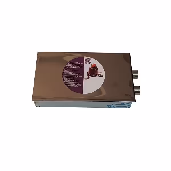 قالب تراول کیک مستطیل استیل مدل دو لول درب دار

