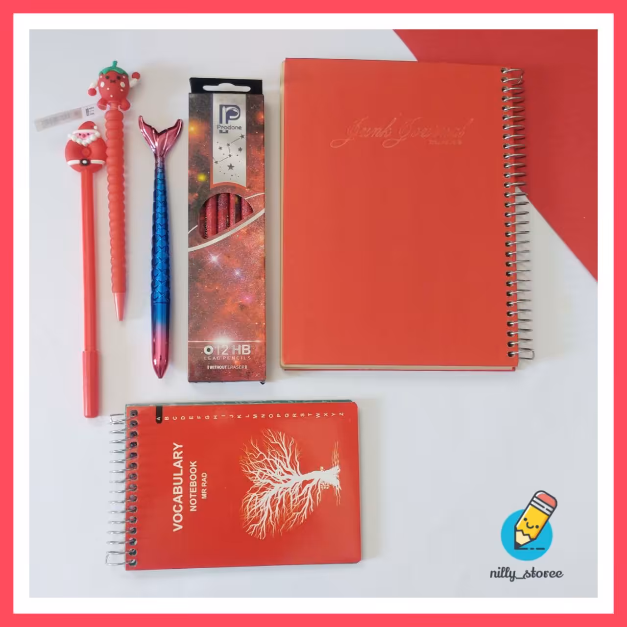 ست تحریر قرمز