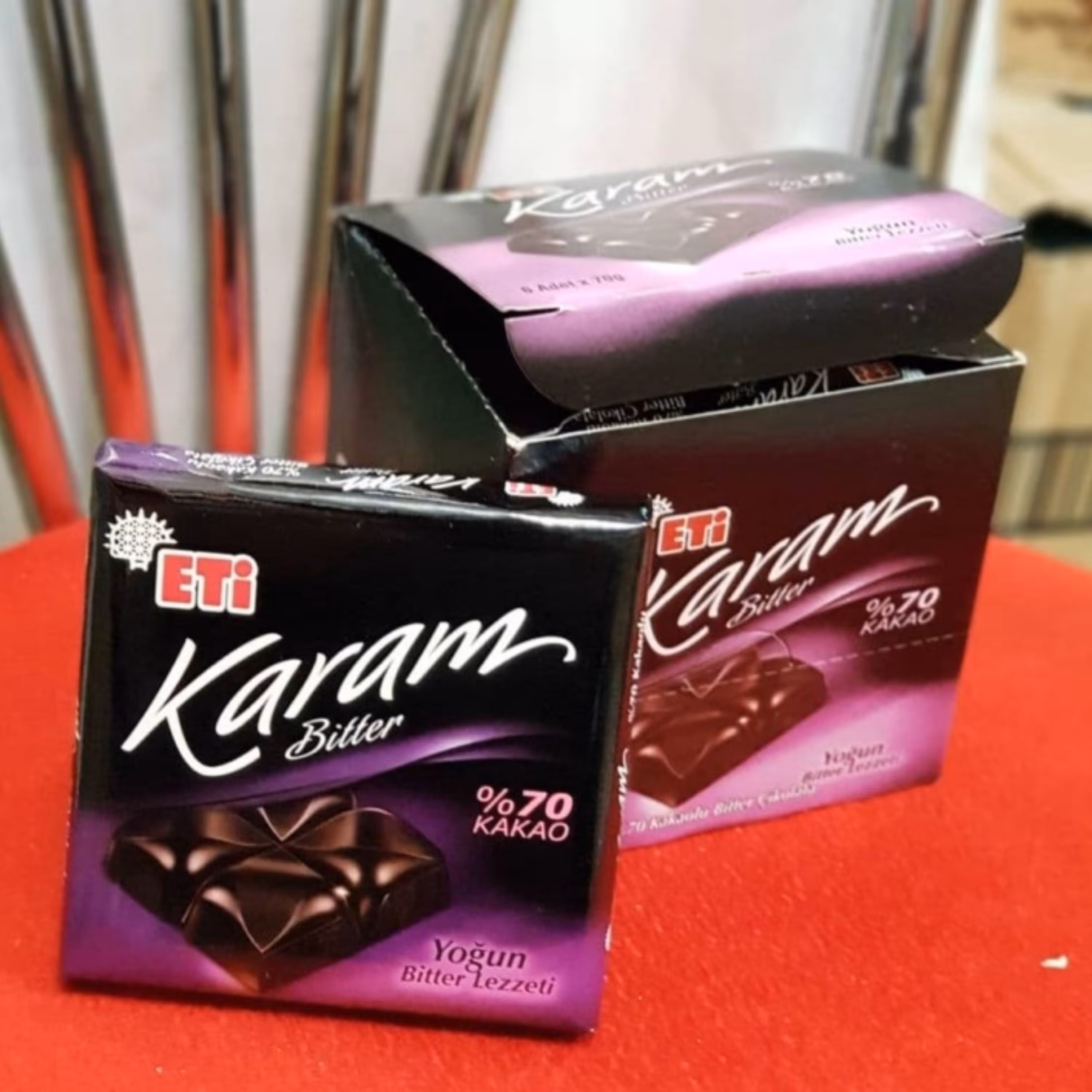 شکلات مینی تابلت 70درصد  اتی