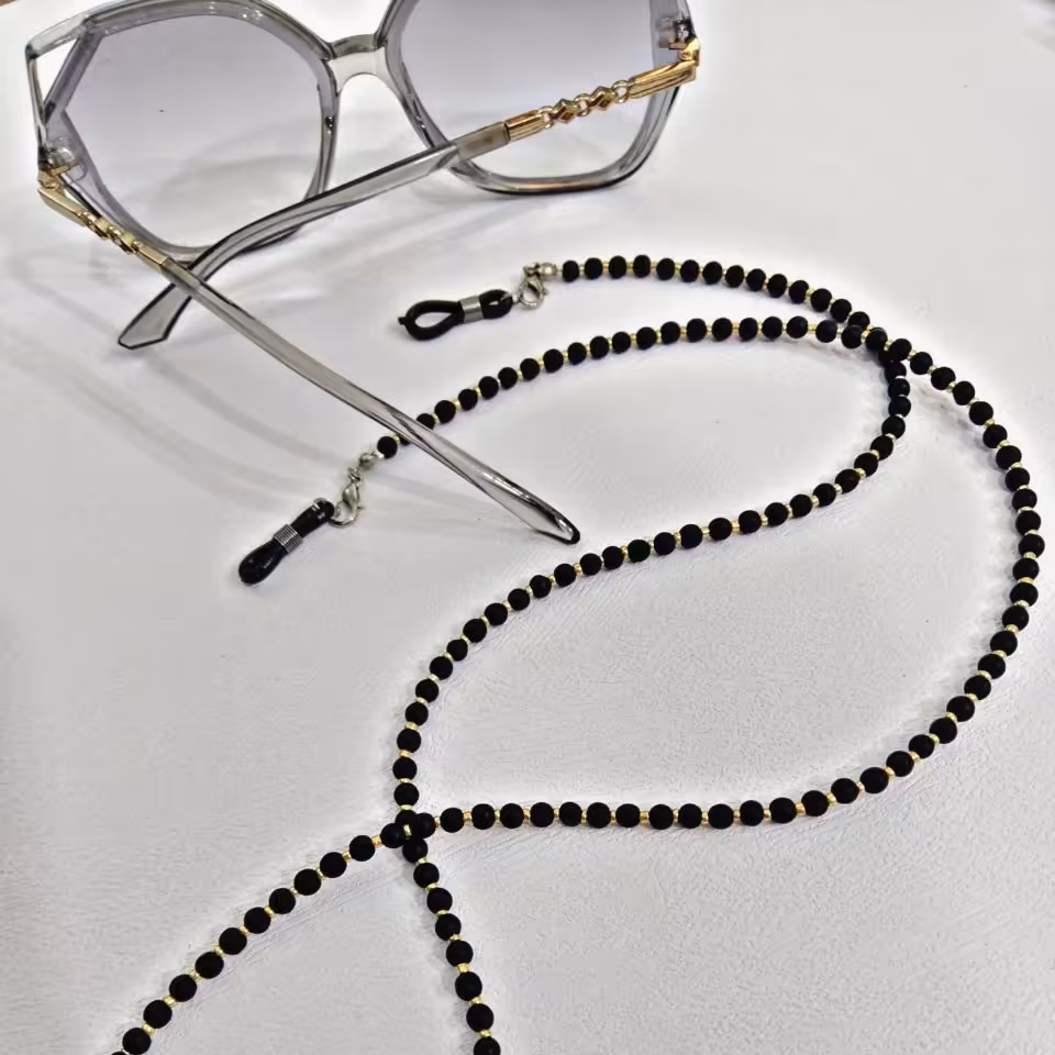 بند عینک سنگ اونیکس برای عینک های طبی و آفتابی