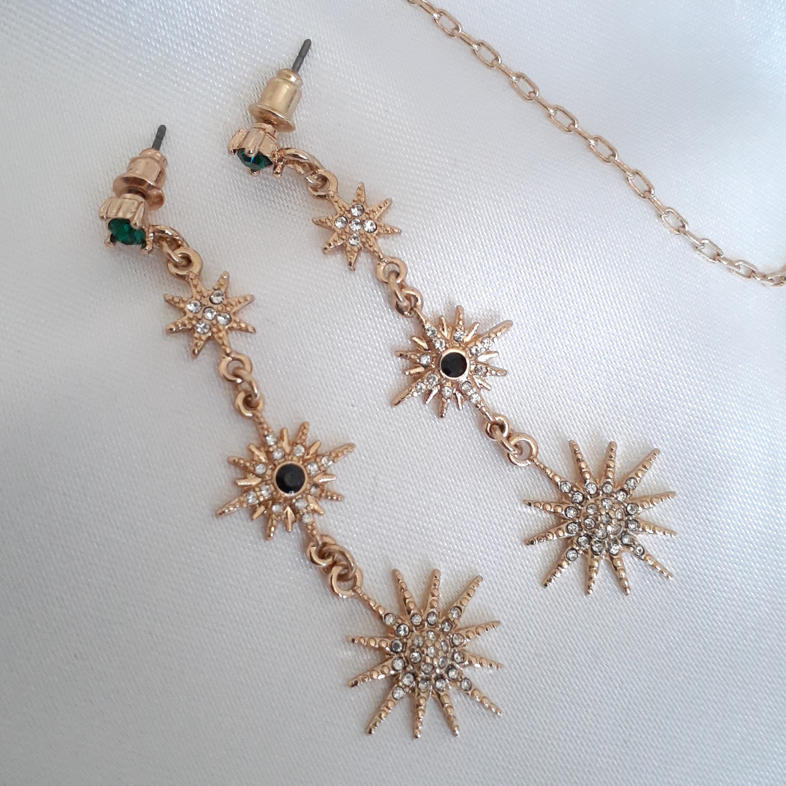 گوشواره آویز  طرح خورشید