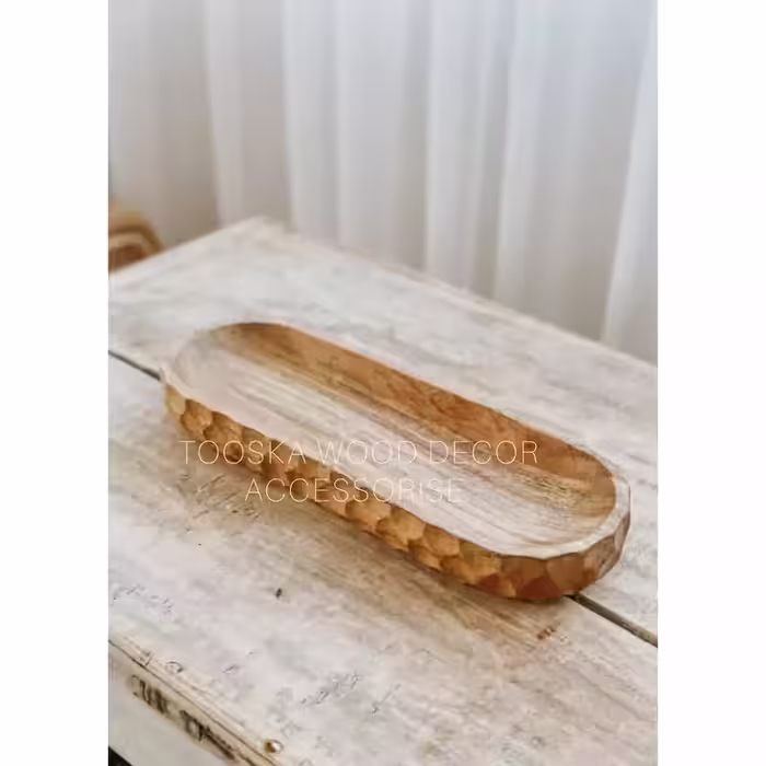 استند و سینی زیبای چوبی اکسسوری منزل ارسال رایگان