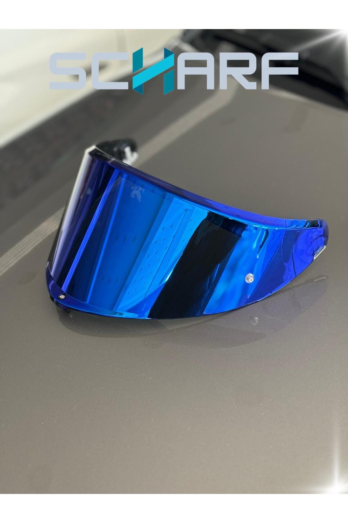کلاه کاسکت موتورسیکلت آبی AGV K6 K6S PLK سازگار با ̇CEBLU VIZIER scharf