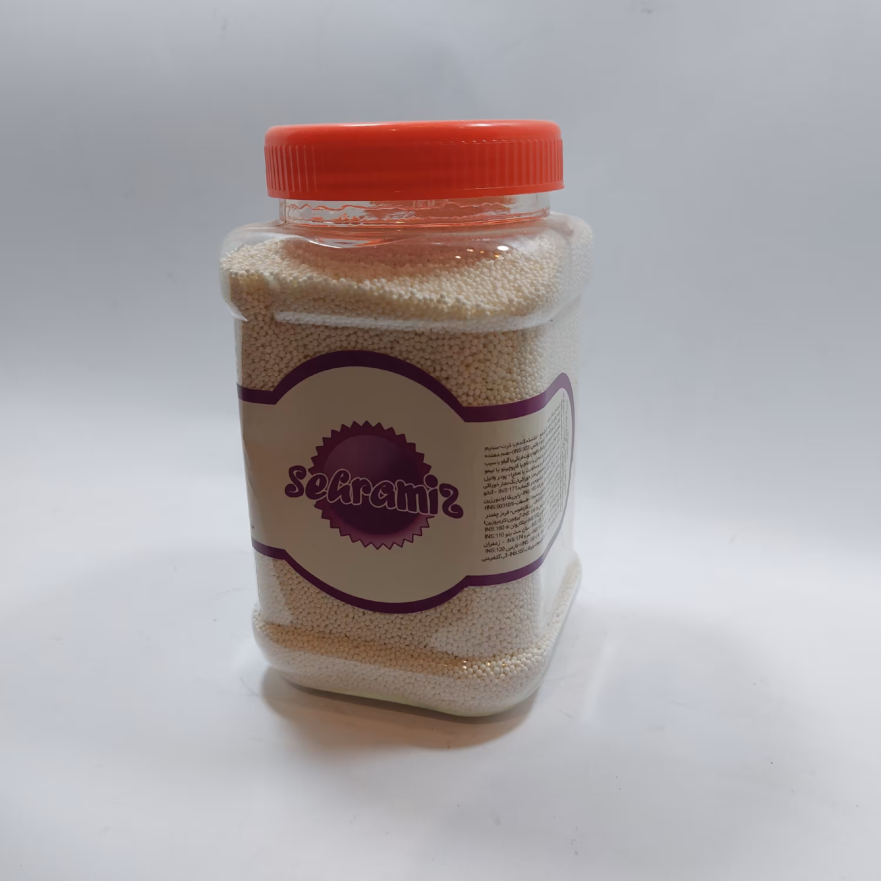 ترافل توپی ریز سفید 