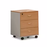 فایل سه کشو چرخدار بنفشه 1