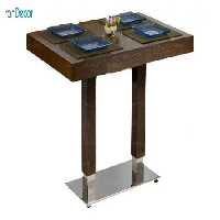 میز مستطیل پایه فلزی جهانتاب مدل 1037S کد 4411