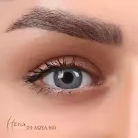 لنز چشم  هرا   دور دار آبی خاکستری  شماره AQYA360