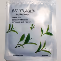 ماسک صورت ورقه ای چای سبز  ضد آکنه حاوی ویتامین B 