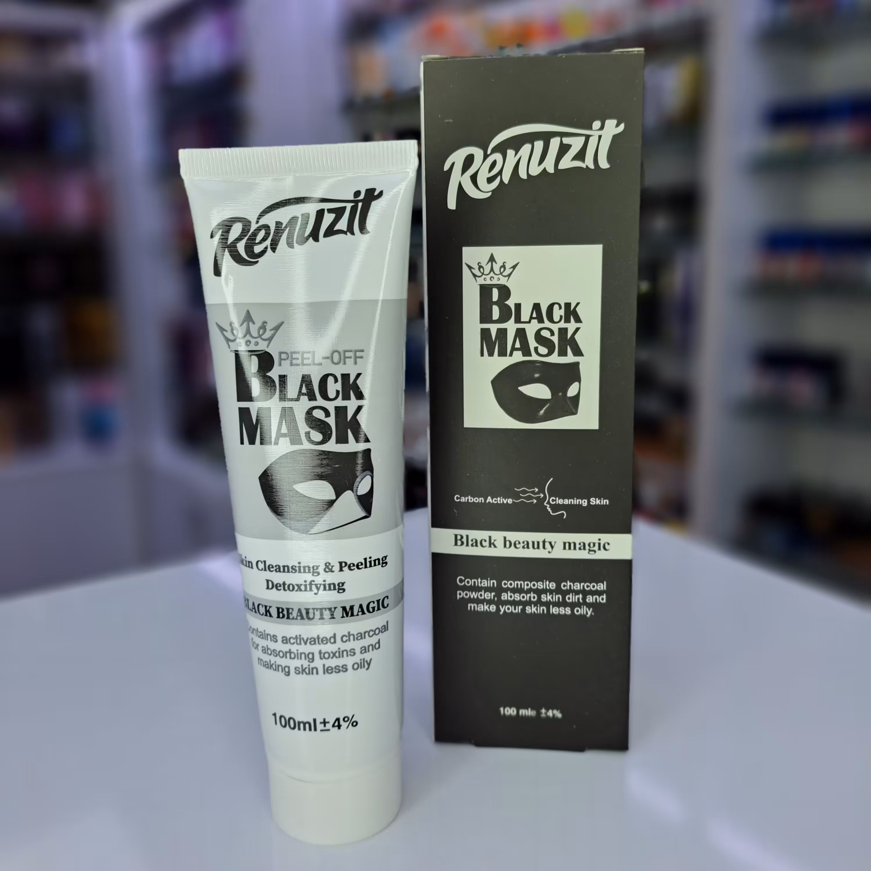 ماسک ذغال 
رفع کننده جوش های سر سیاه و زیر پوستی روشن کننده پوست 
بستن منافذ باز پوست