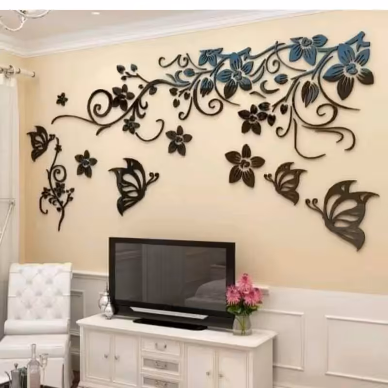 اینه دکوراتیو مدل گل سایز دومتری