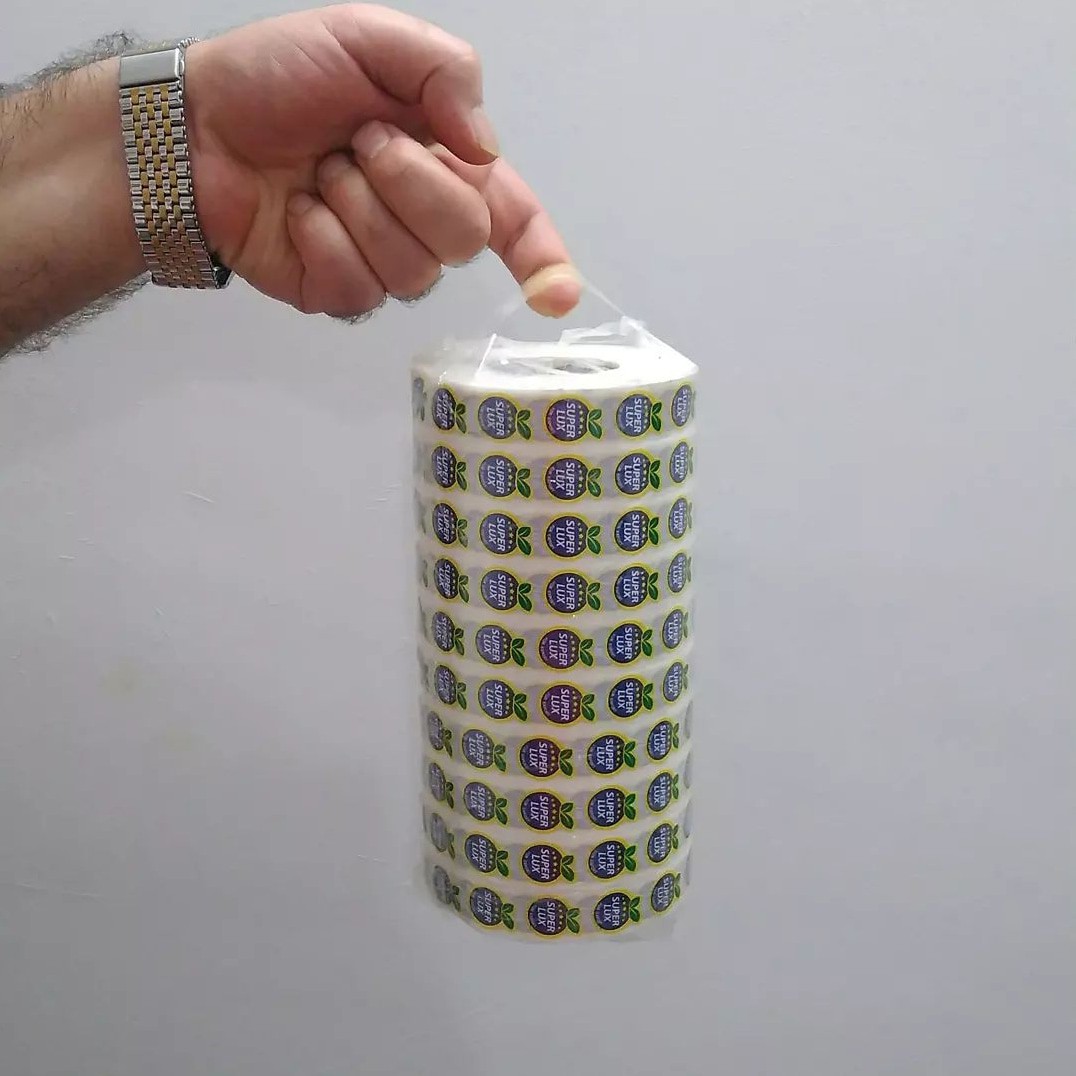 لیبل میوه رنگ آبی طرح صادراتی سوپر لوکس بسته 10 رول (پس کرایه)