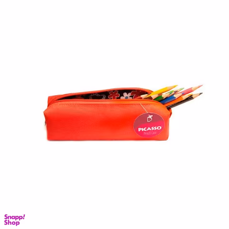 جامدادی تک زیپ پیکاسو (Picasso) نارنجی