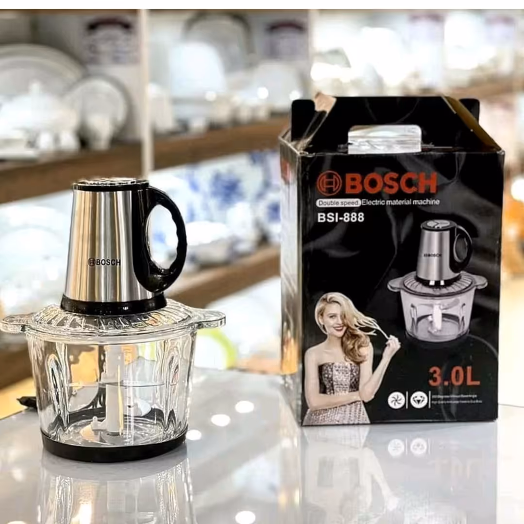 خرد کن و غذا ساز برقی بوش 3لیتری ارسال رایگان توضیحات مطالعه شود 