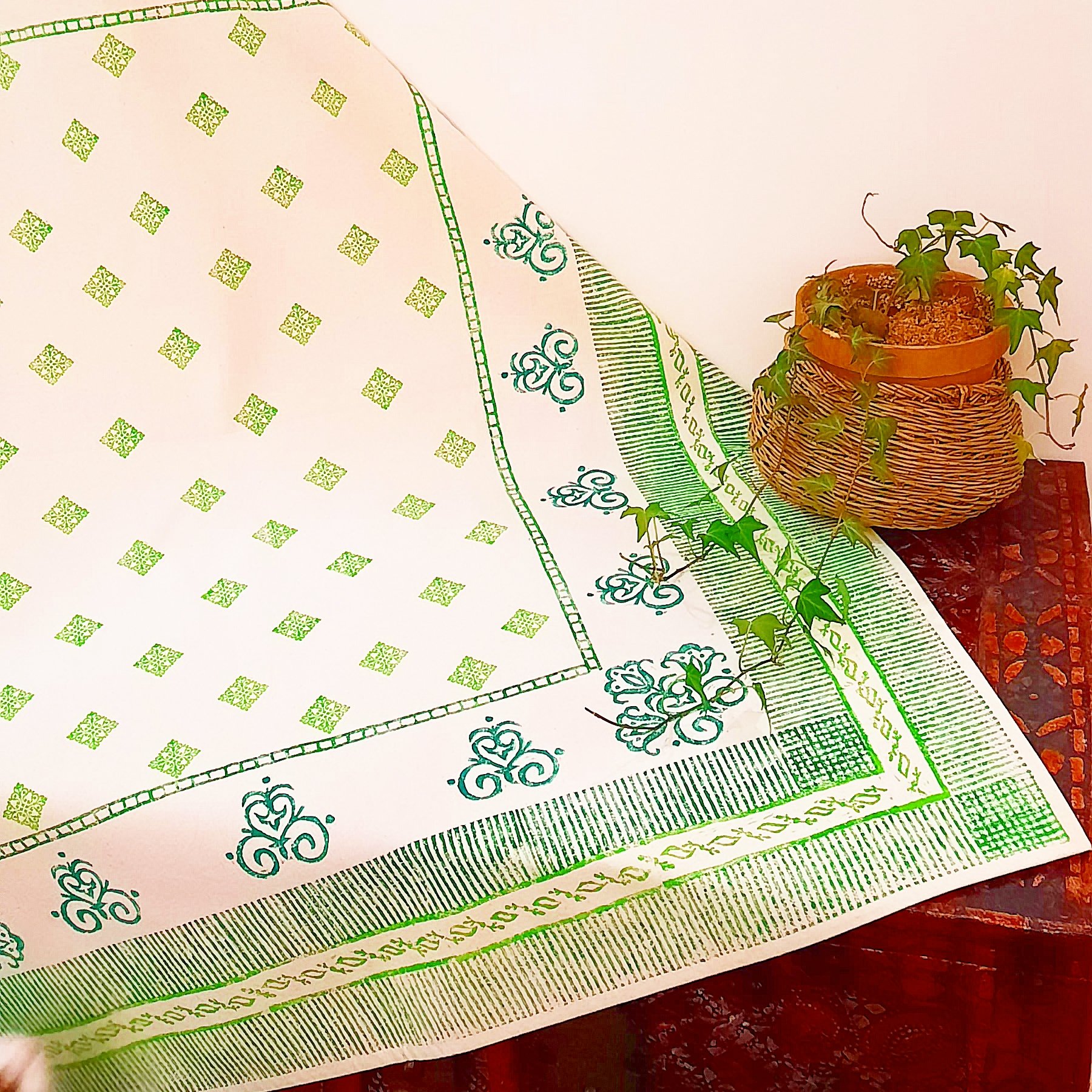 رومیزی مستطیل چاپ