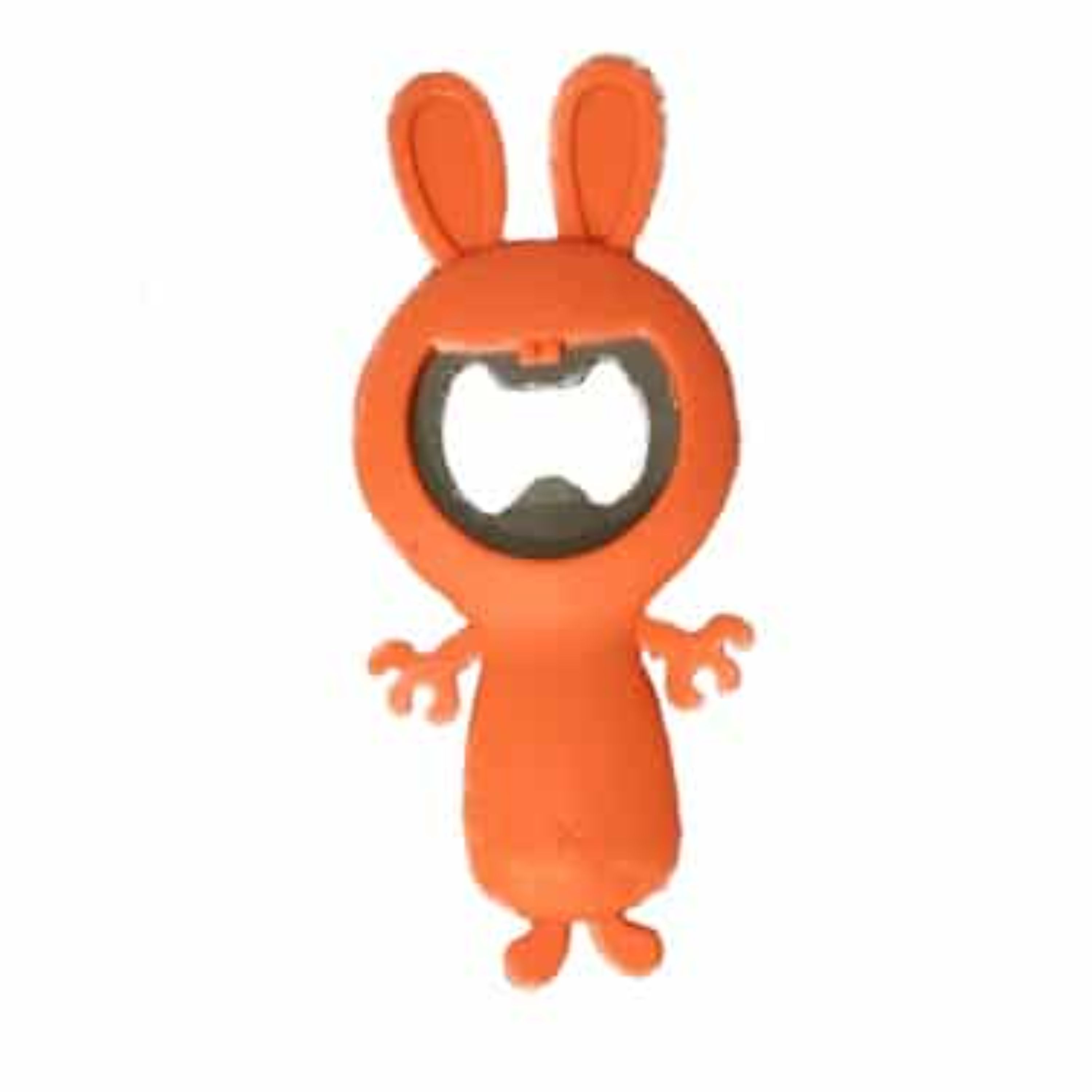در باز کن قوطی و بطری عروسکی خرگوش Afraid Rabbit رنگ نارنجی
