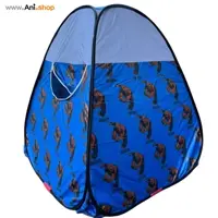 چادر بازی کودک در طرح های متنوع با ارتفاع 1 متری (رنگ آبی)