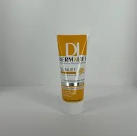 کرم ضد آفتاب رنگی درمالیفت spf50مناسب پوست معمولی تا خشک بژ روشن 