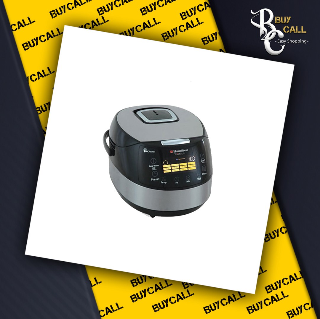 پلوپز و مولتی کوکر همیلتون مدل RH-191 مشکی نقره ای اصالت و سلامت