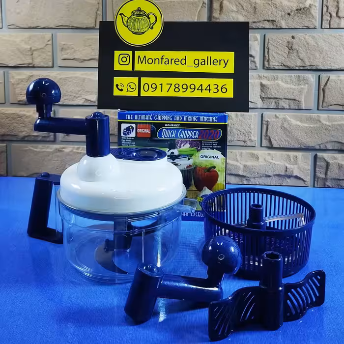 🍃سبزی خُرد کن دستی وارداتی🍃

🔹خردکن،خشک کن،مخلوط کن
🔸سایز کوچک