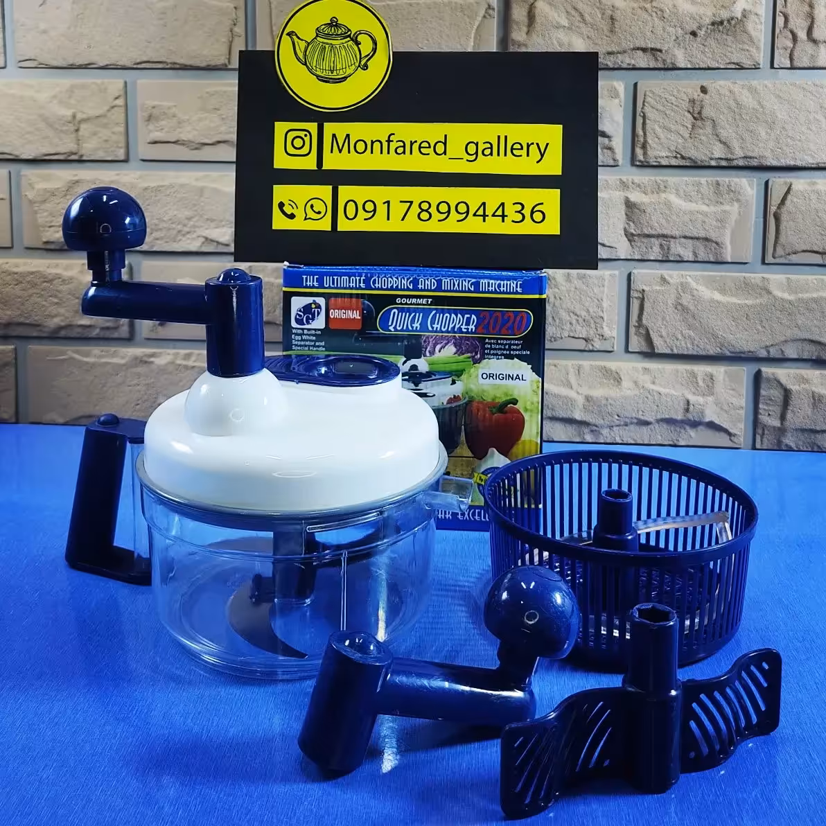 🍃سبزی خُرد کن دستی وارداتی🍃

🔹خردکن،خشک کن،مخلوط کن
🔸سایز کوچک