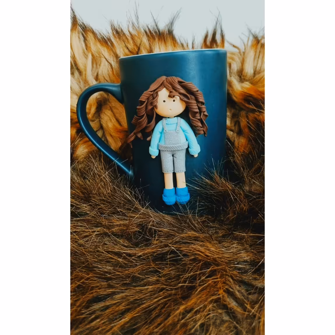 ماگ  خمیری عروسکی