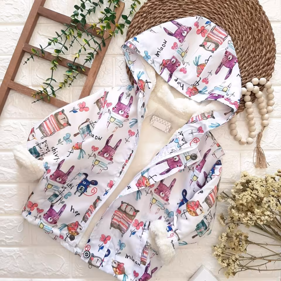 سویشرت بارونی تو خز دخترانه