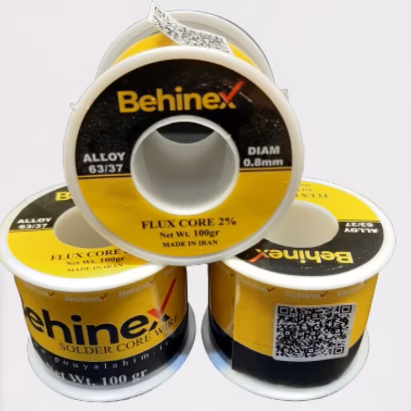 سیم لحیم 1 متری بهینکس 0.8mm 