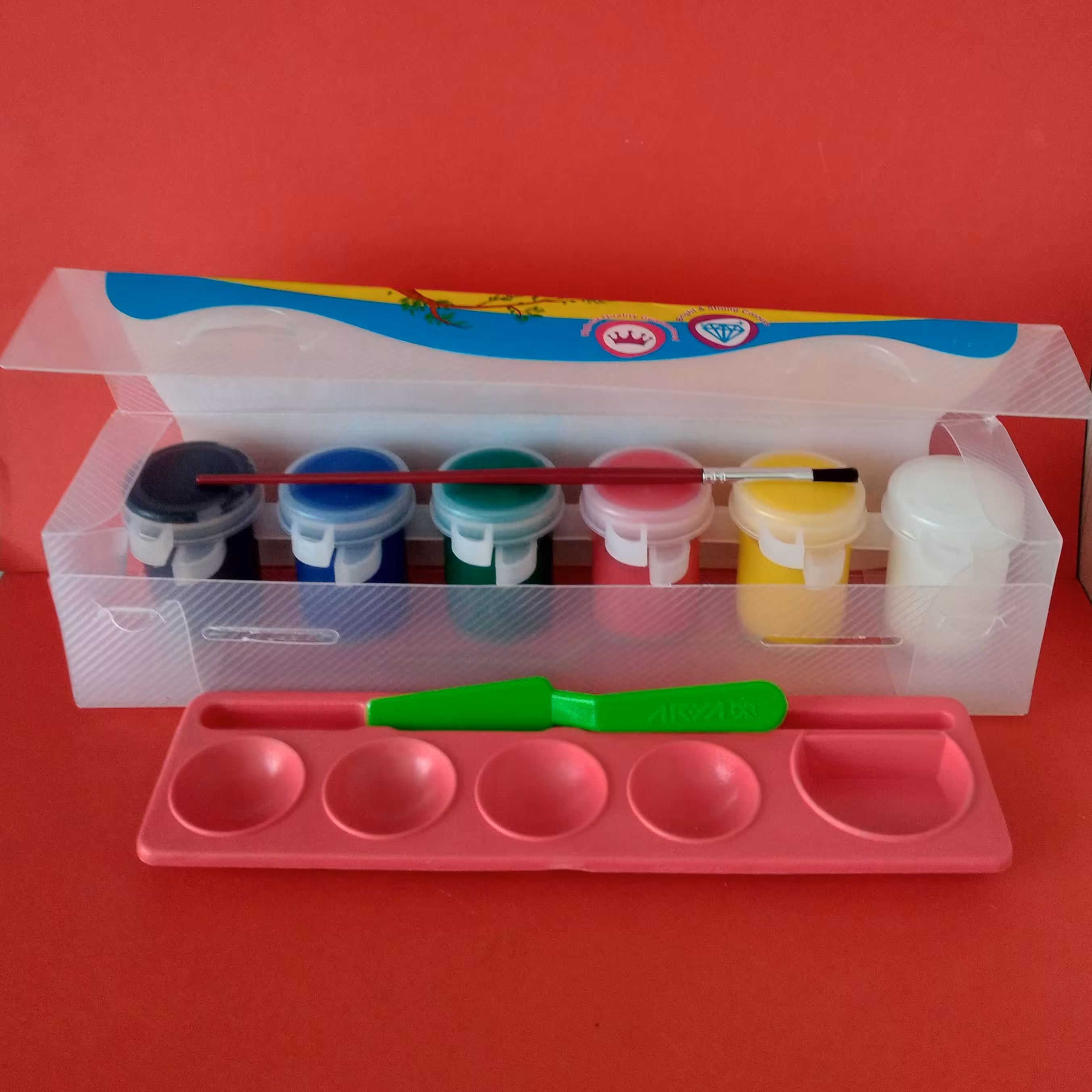 گواش طلقی پیوسته 6 رنگ آریا