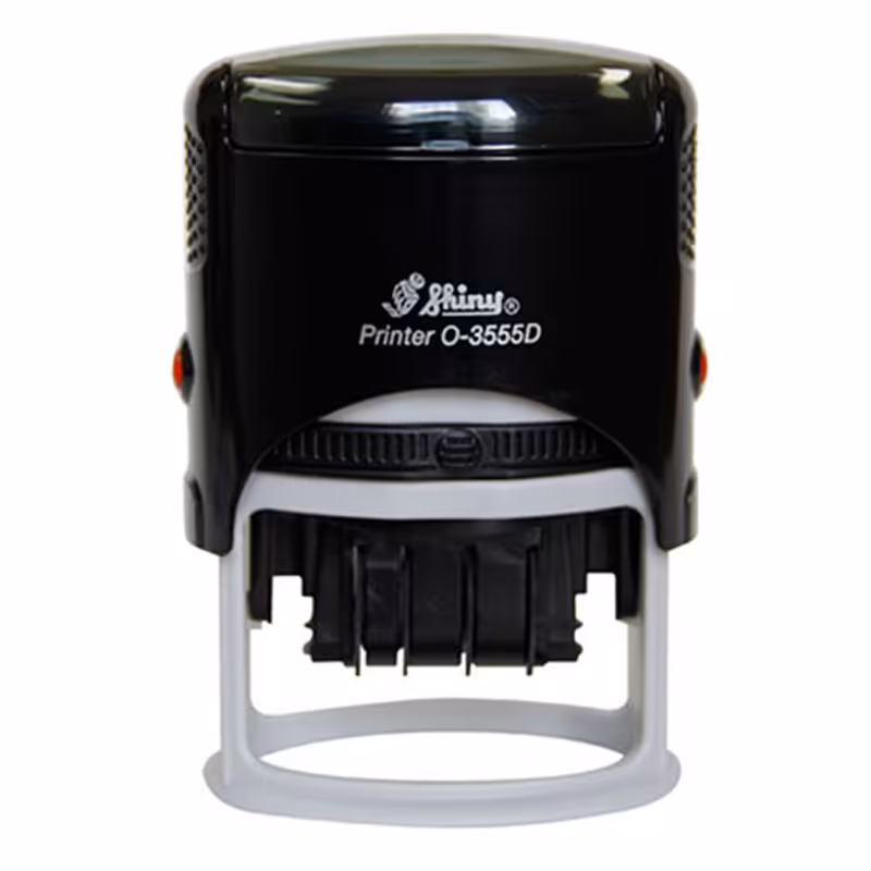خرید دستگاه مهر شاینی تاریخ دار مدل O-3555-D سایز 55 × 35