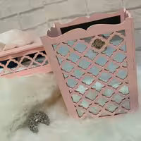 سطل وجادستمال گشنیز ام دی اف آینه کاری